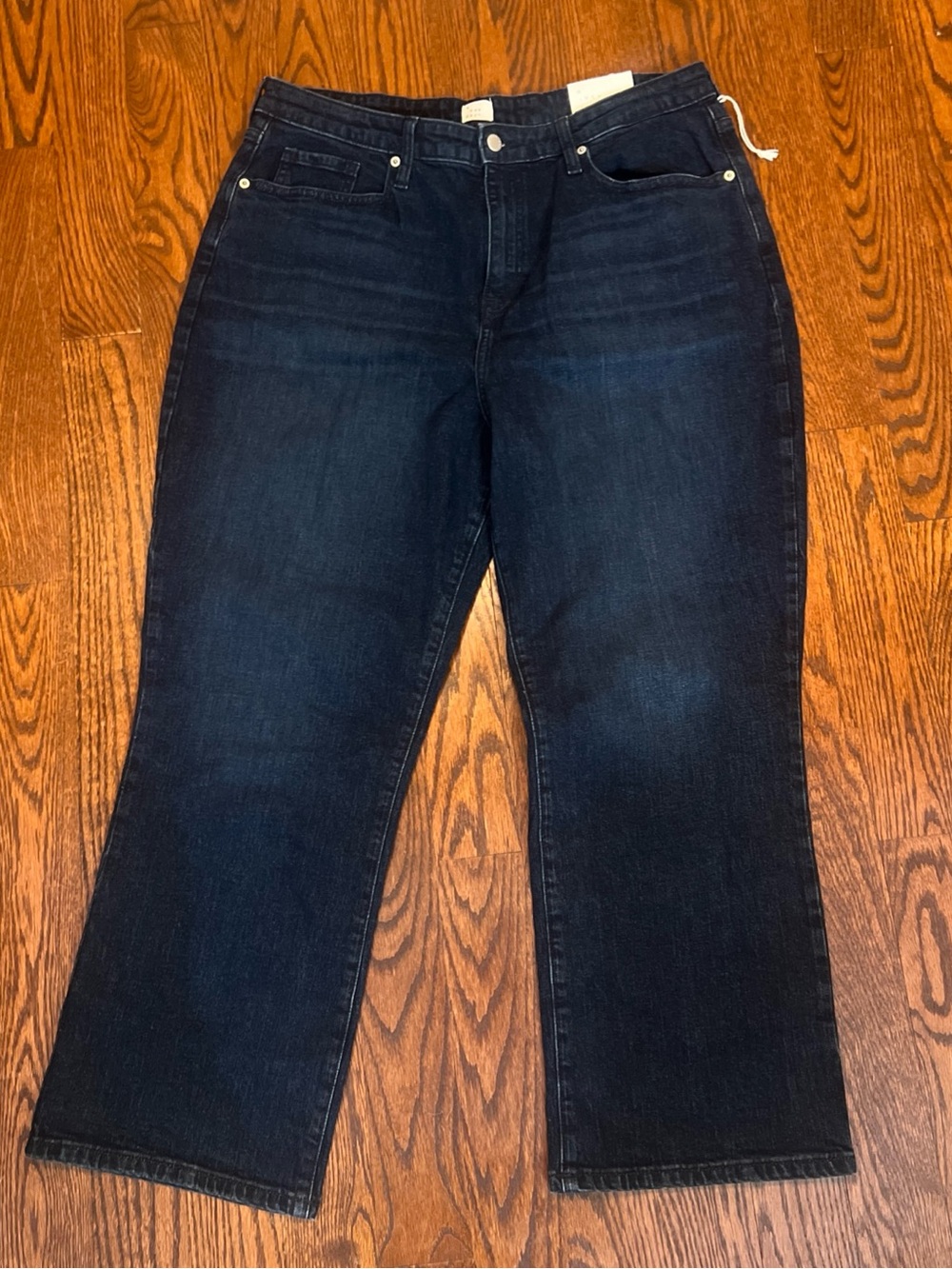 A New Day Women’s Dark High Rise Bootcut Straight Hip & Thigh 16/33R NWT